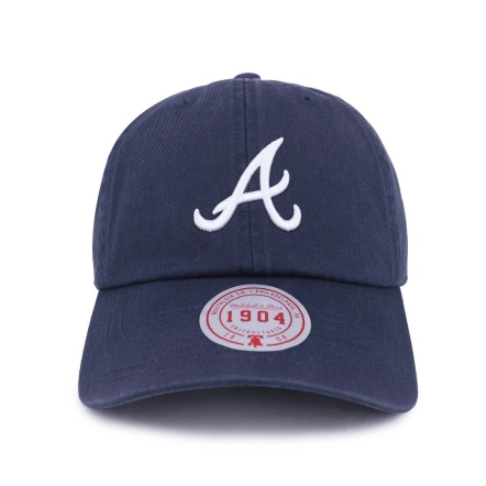 SOFT WASH STRAPBACK 亞特蘭大勇士 老帽 藏青