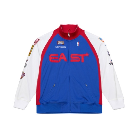 EAST 2006 ALLEN IVERSON 明星賽 球員版熱身外套 藍