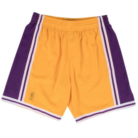 LAKERS 1996-97 HOME 湖人 球迷版球褲 黃