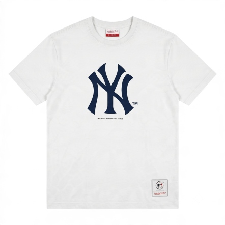 NEW YORK YANKEES ICONIC 洋基隊 短T 白