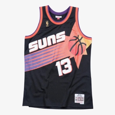 STEVE NASH 1996-97 ALT 太陽 球迷版球衣 黑
