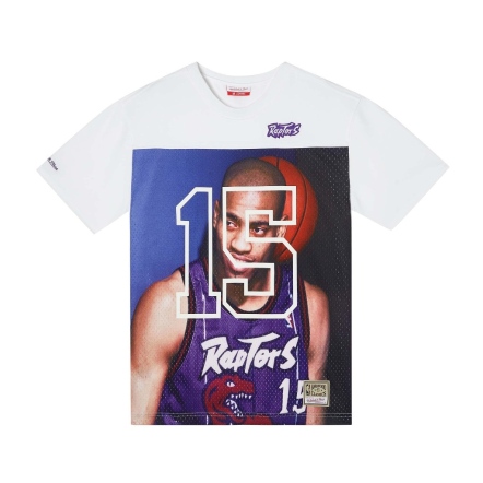 VINCE CARTER PHOTO TEE 多倫多暴龍隊 傳奇球星 照片T 白