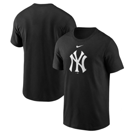 NEW YORK YANKEES LOGO 紐約洋基 短T 純棉 黑