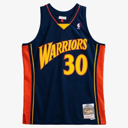 STEPHEN CURRY 2009-10 ROAD 勇士 球迷版球衣 藏青