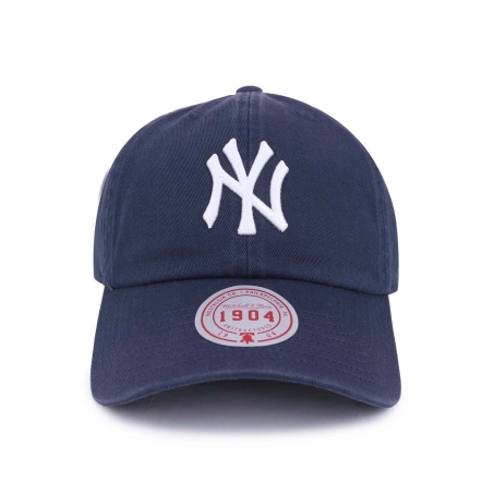 SOFT WASH STRAPBACK 紐約洋基 老帽 藏青