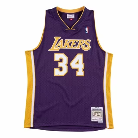 SHAQUILLE ONEAL 1999-00 ROAD 湖人 球迷版球衣 紫