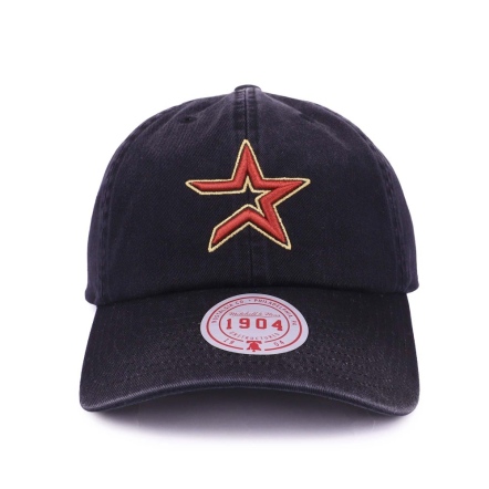 SOFT WASH STRAPBACK COOP 休士頓太空人 老帽 黑