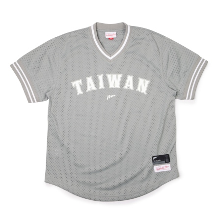 MN X WILL TAIWAN Mesh-BP 網眼V領 T恤 灰
