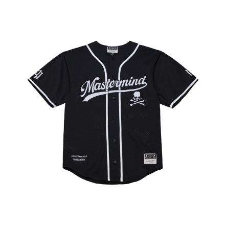 M&N x MASTERMIND BASEBALL JERSEY 球衣 黑