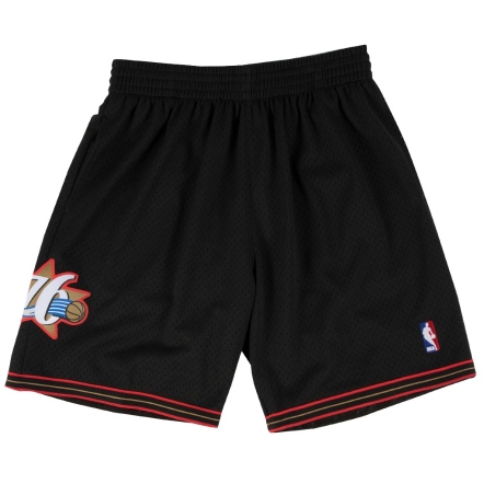 76ERS 2000-01 ROAD 七六人 球迷版球褲 黑