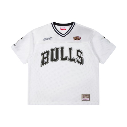Chicago Bulls 芝加哥公牛短袖上衣 白