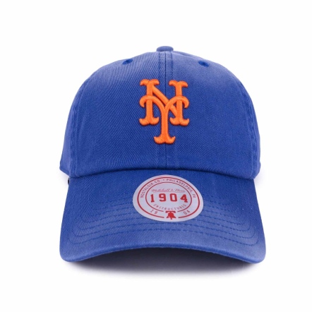 SOFT WASH STRAPBACK 紐約大都會 老帽 藍