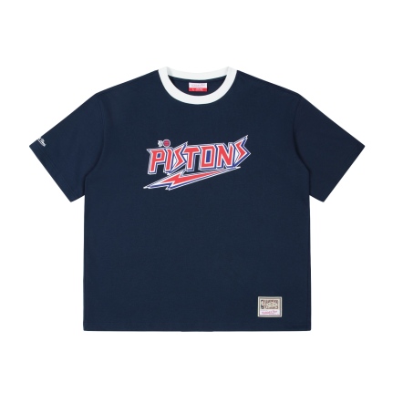 底特律活塞 Detroit Pistons 短袖上衣 深藍