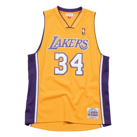SHAQUILLE ONEAL 1999-00 HOME 湖人 球迷版球衣 黃