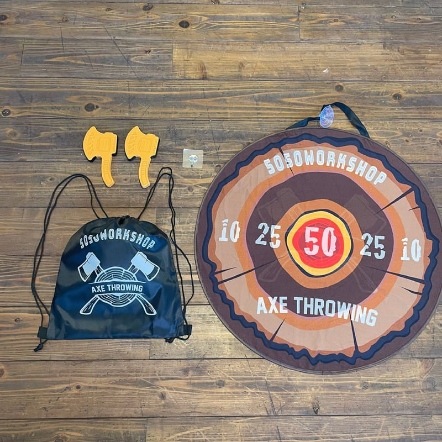 AXE THROWING 玩具斧頭標靶 投擲遊戲組 