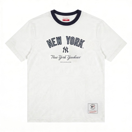 NEW YORK YANKEES METRO 洋基隊 短T 白