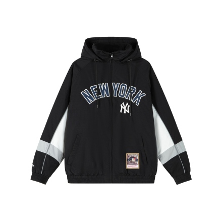 NEW YORK YANKEES 紐約洋基 拉鍊外套 黑