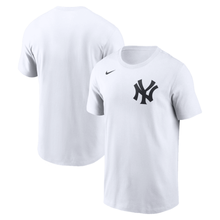 NEW YORK YANKEES WORDMARK 洋基 短T 純棉 白