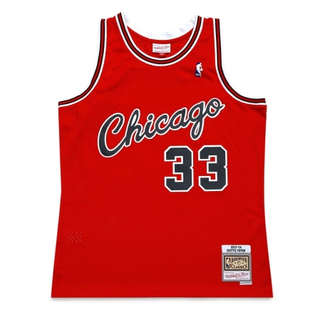SCOTTIE PIPPEN 2003-04 ROAD 公牛 球迷版球衣 紅