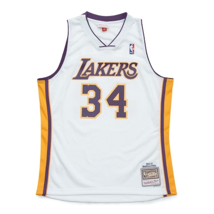 SHAQUILLE ONEAL 2002-03 HOME 湖人 球迷版球衣 白